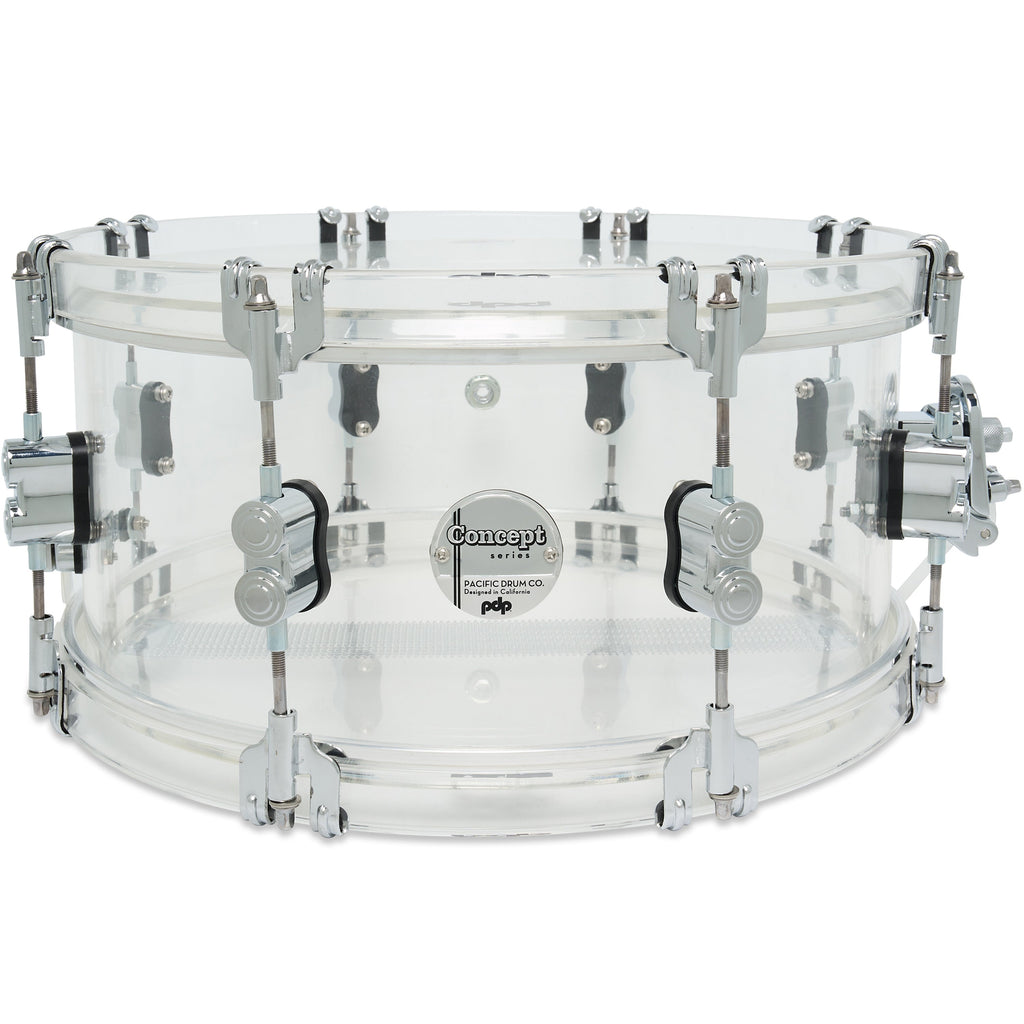 Pacific Drums & Percussion Concept Acrylic 6.5x14 Snare Drum - MusicMarket