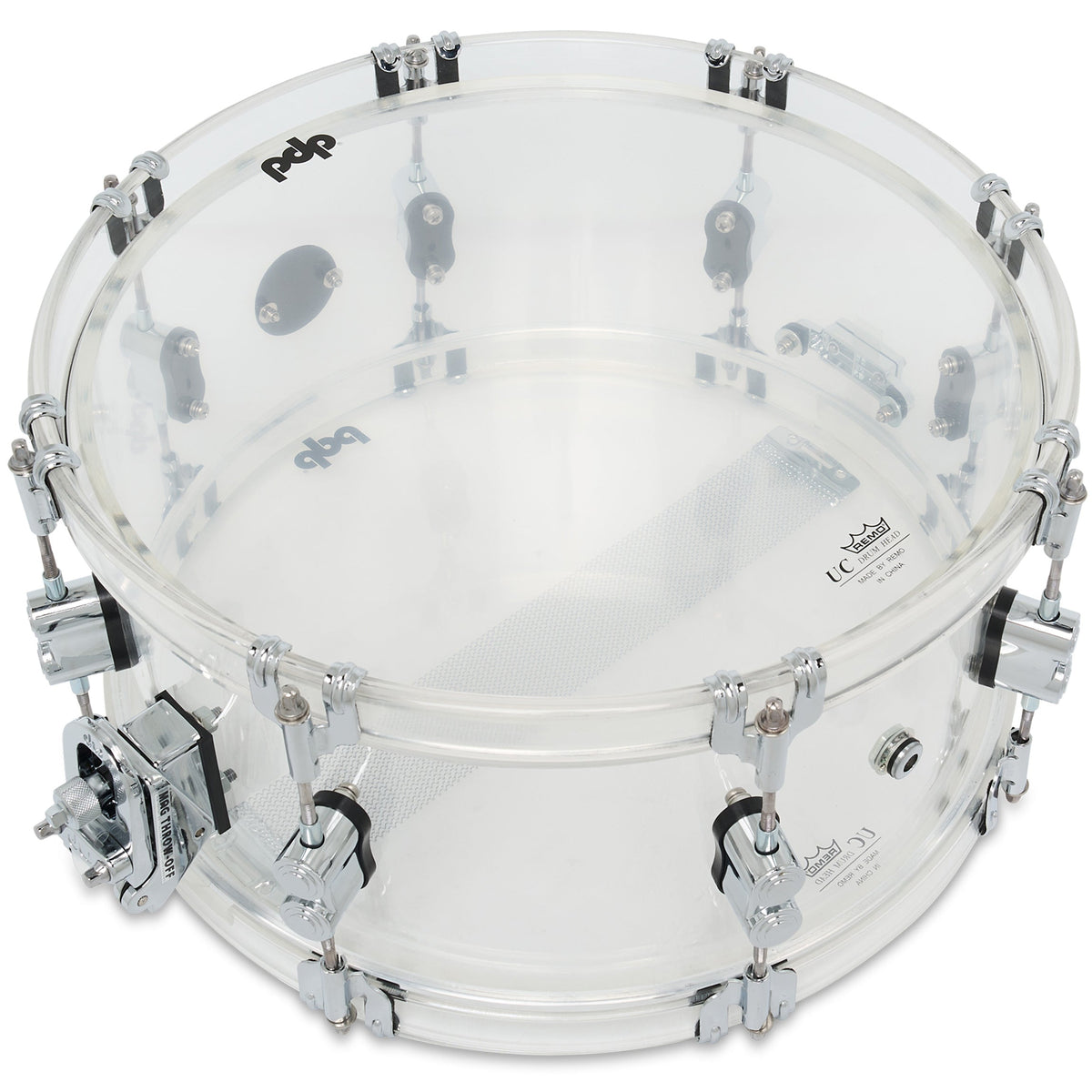 Pacific Drums & Percussion Concept Acrylic 6.5x14 Snare Drum - View 5 | MusicMarket
