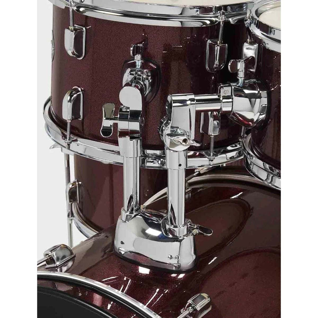 Pacific Drums & Percussion CENTERstage 5-Piece Shell Kit - Ruby Red Sparkle - View 3 | MusicMarket