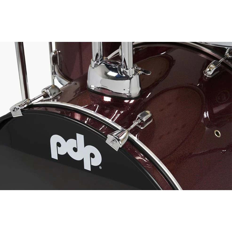 Pacific Drums & Percussion CENTERstage 5-Piece Shell Kit - Ruby Red Sparkle - View 6 | MusicMarket