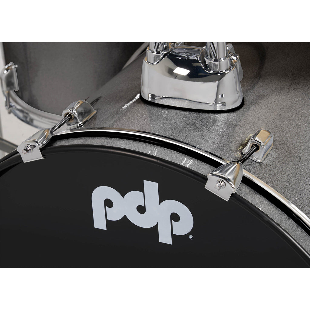 Pacific Drums & Percussion CENTERstage 5-Piece Shell Pack - Silver Sparkle - View 5 | MusicMarket