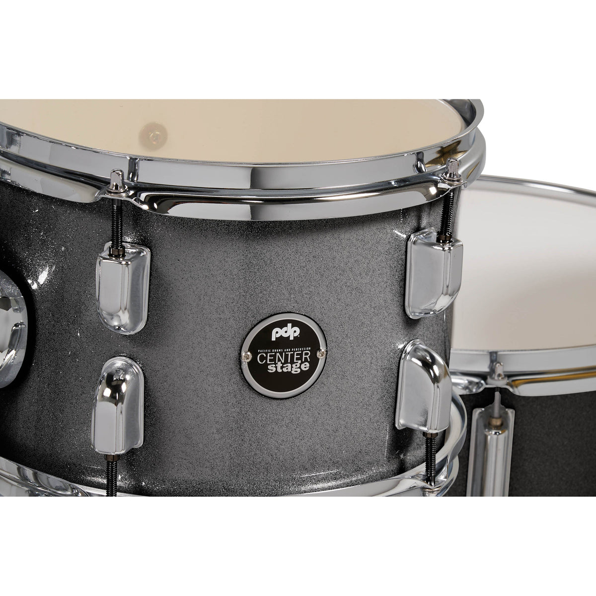 Pacific Drums & Percussion CENTERstage 5-Piece Shell Pack - Silver Sparkle - View 6 | MusicMarket
