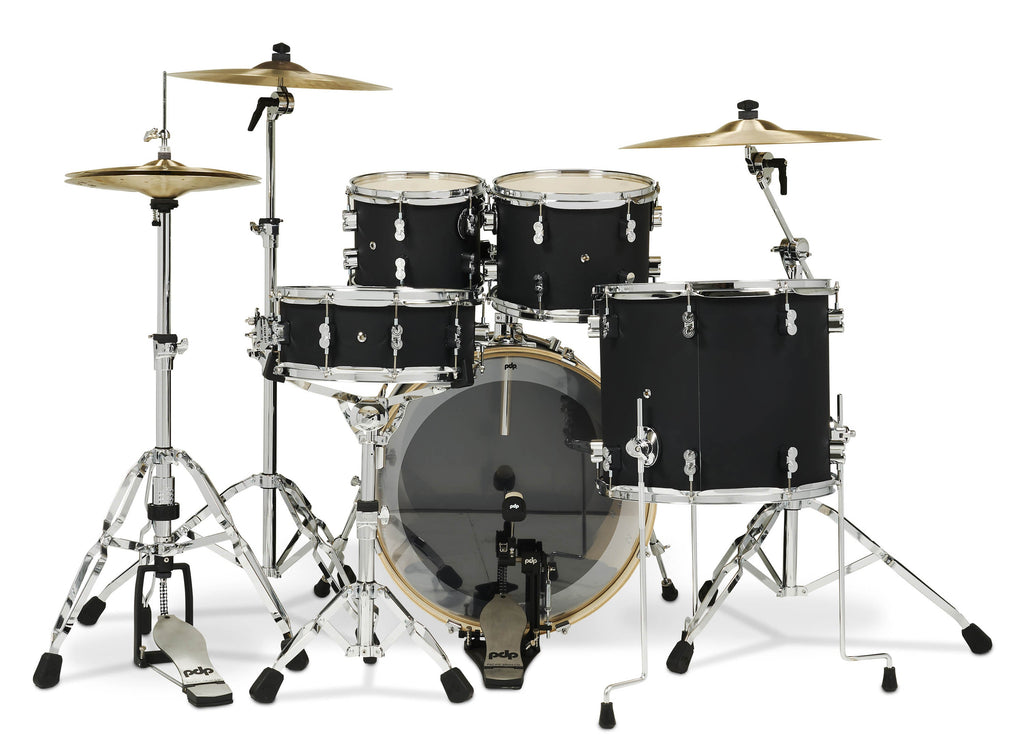 Pacific Drums & Percussion Concept Maple 5-Piece Shell Pack - Satin Black - View 3 | MusicMarket