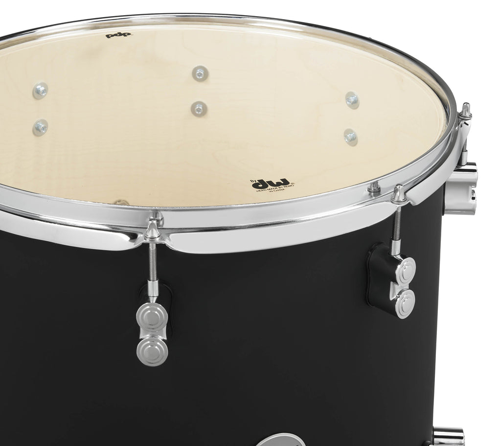 Pacific Drums & Percussion Concept Maple 5-Piece Shell Pack - Satin Black - View 4 | MusicMarket