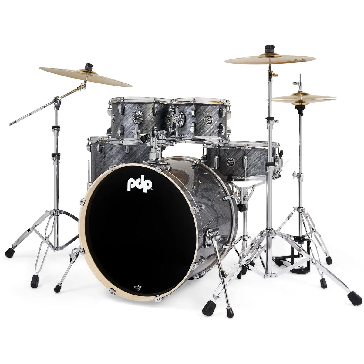 Pacific Drums & Percussion MainStage Complete Drum Kit - Twisted Graphite - View 2 | MusicMarket
