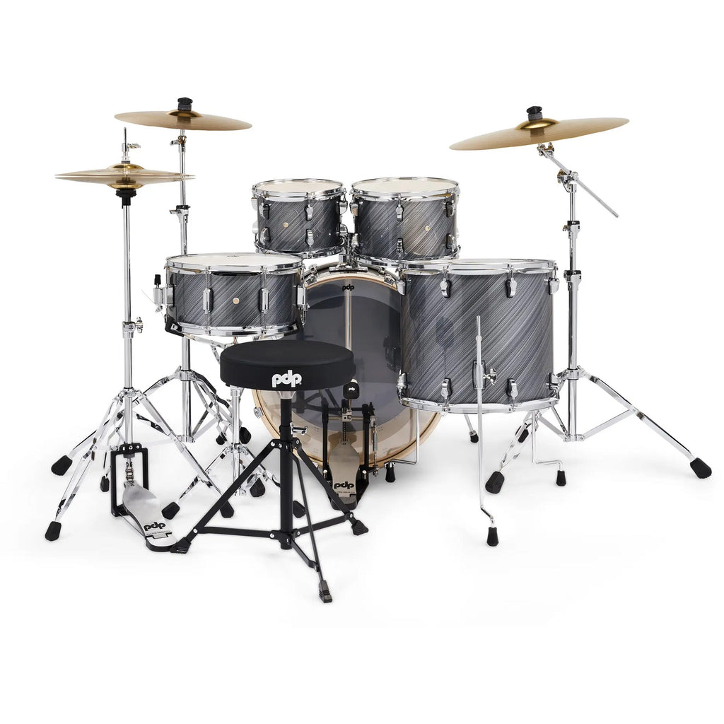 Pacific Drums & Percussion MainStage Complete Drum Kit - Twisted Graphite - View 3 | MusicMarket