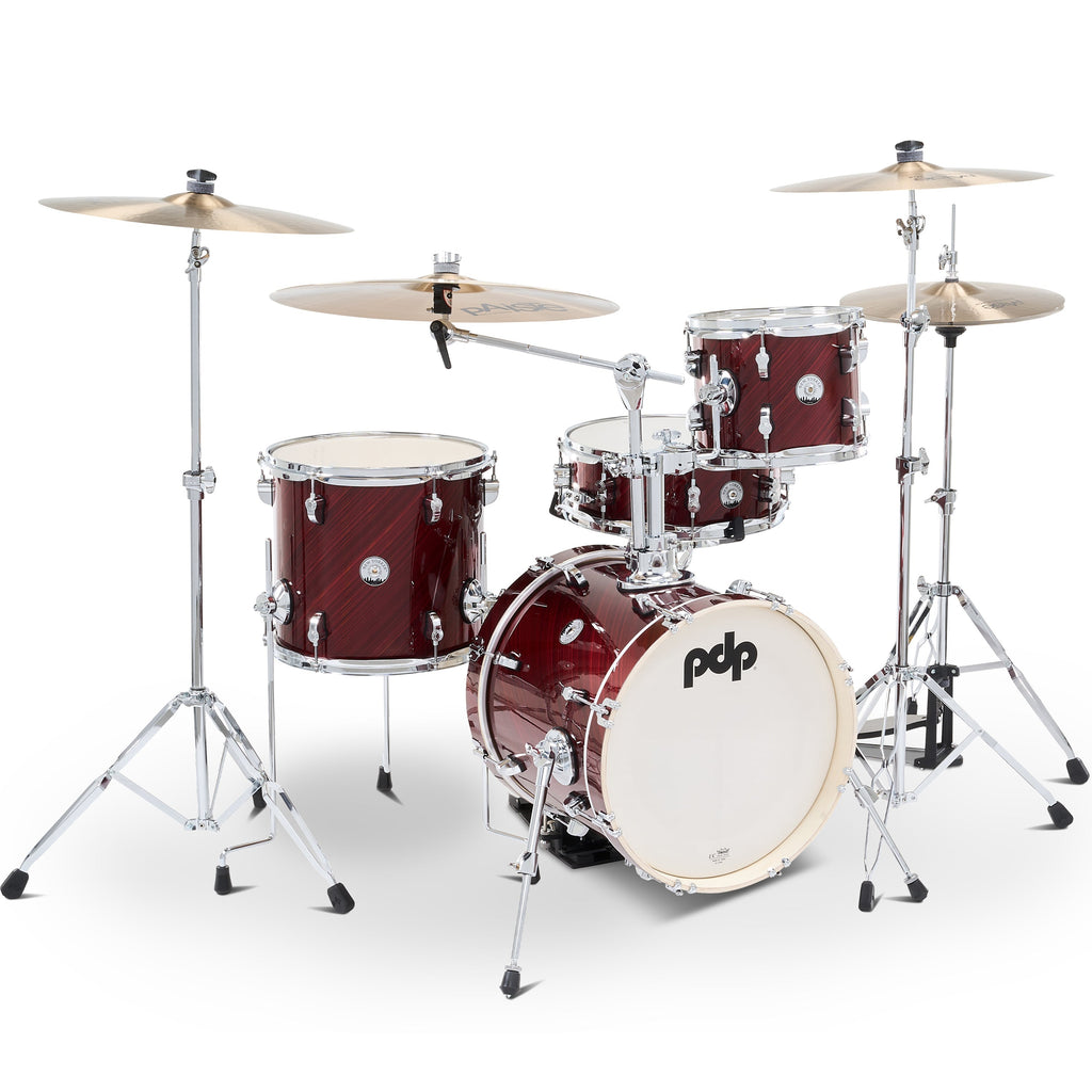 Pacific Drums & Percussion New Yorker 4-Piece Shell Kit - Twisted Cherry - MusicMarket