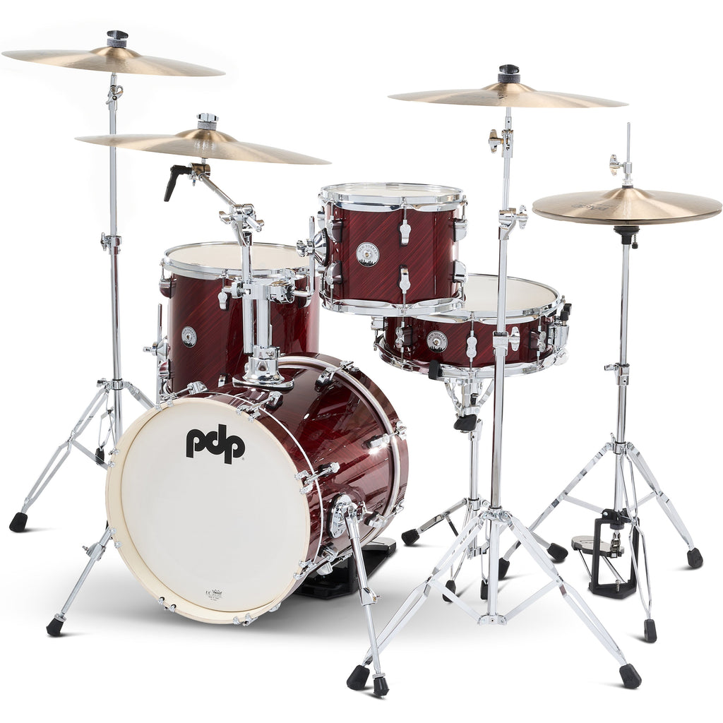 Pacific Drums & Percussion New Yorker 4-Piece Shell Kit - Twisted Cherry - View 2 | MusicMarket