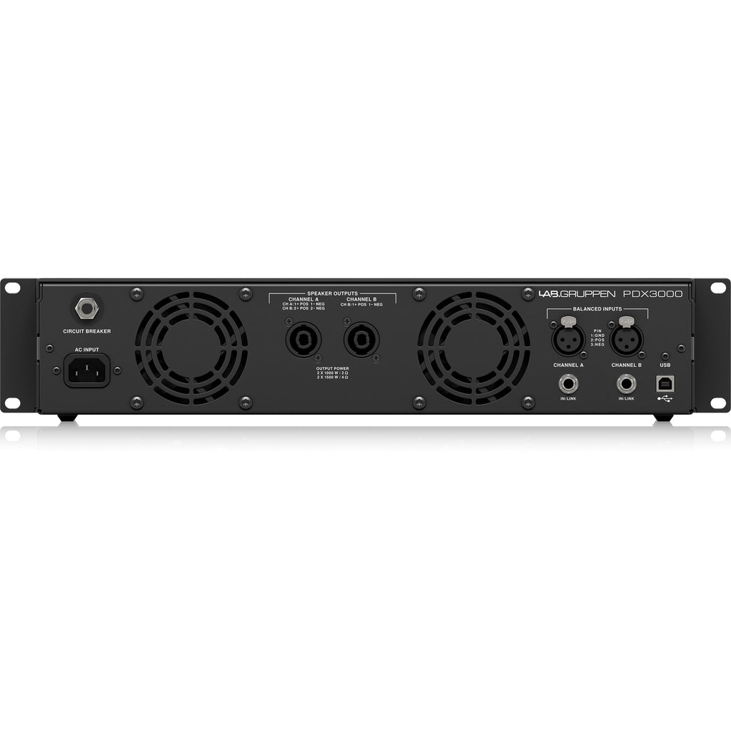Lab Gruppen PDX3000 3000W, Two-Channel Amplifier with DSP Control - View 2 | MusicMarket
