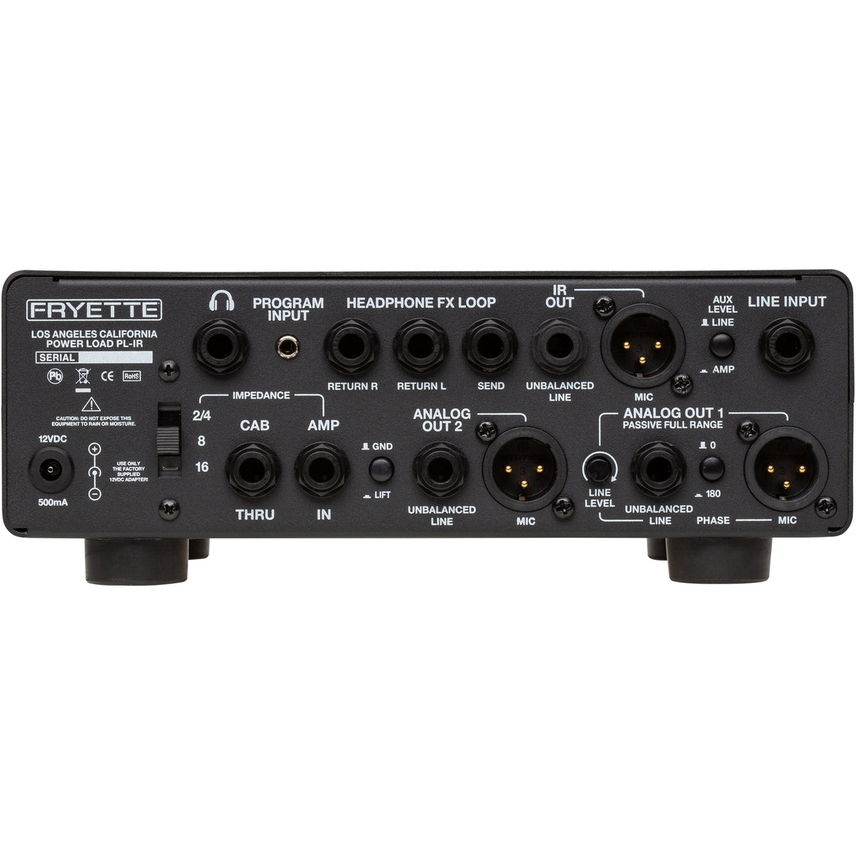 Fryette PL-IR Power Load IR Reactive load + IR + Analog Cab Emulator - View 2 | MusicMarket