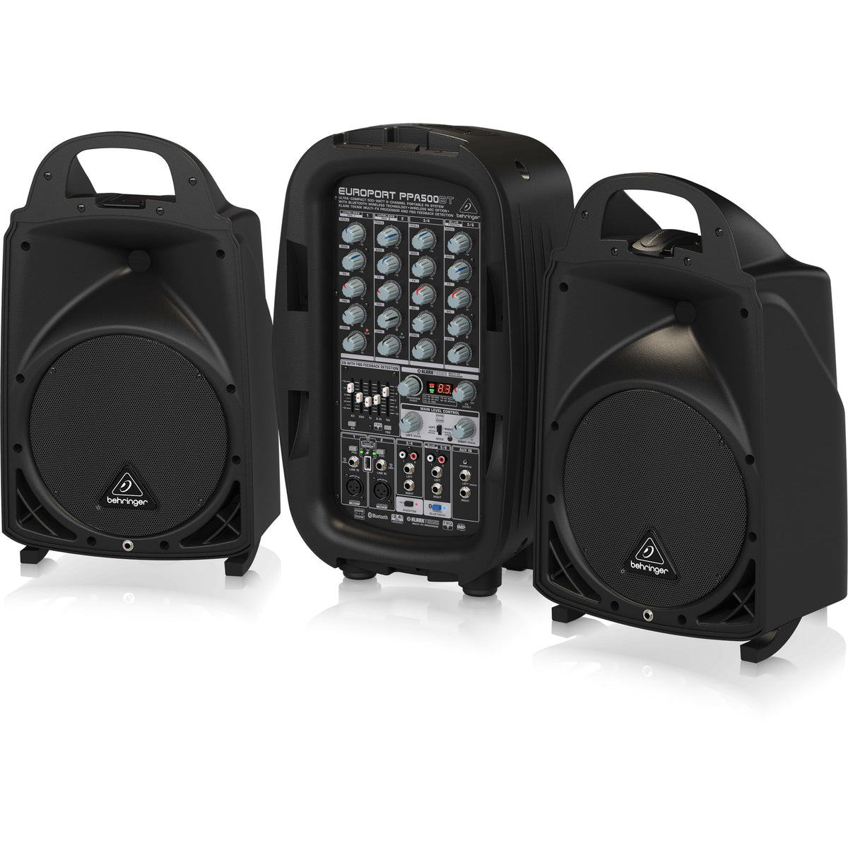Behringer Europort PPA500BT 6-Channel Portable PA System with Bluetooth - View 3 | MusicMarket