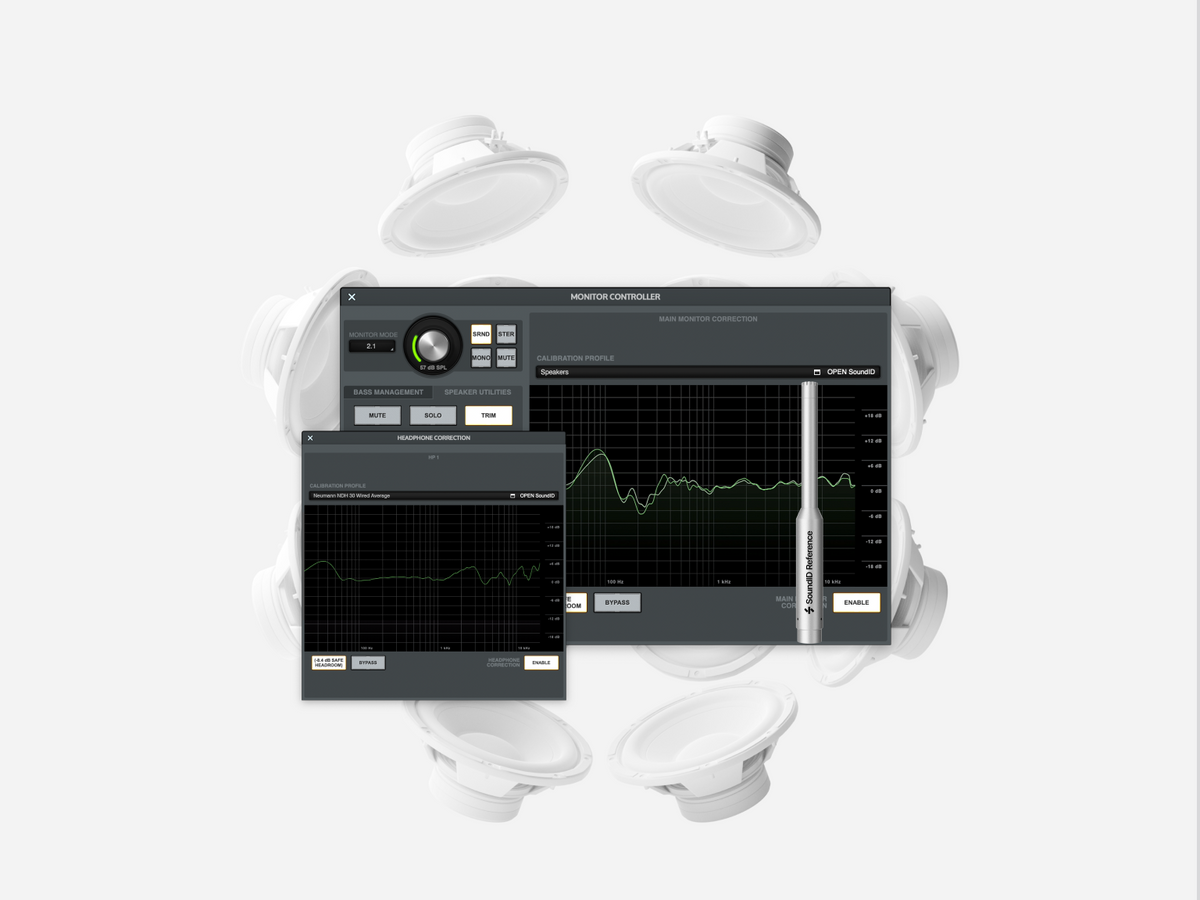 Sonarworks SoundID Reference for Speakers & Headphones w/mic + Apollo Monitor Correction Add-on Bundle - View 2 |