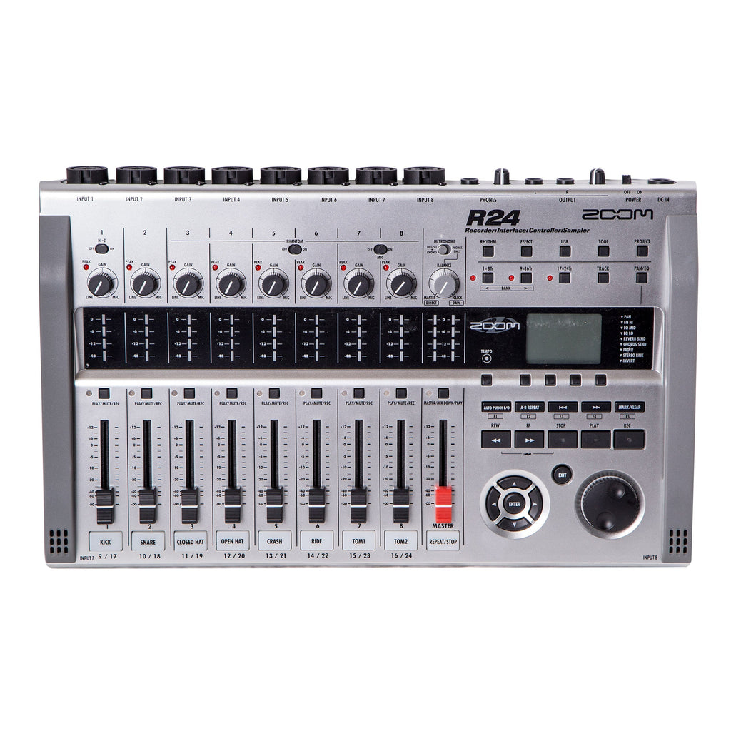 Zoom R24 24-Track Recorder Interface Controller Sampler - View 4 | MusicMarket