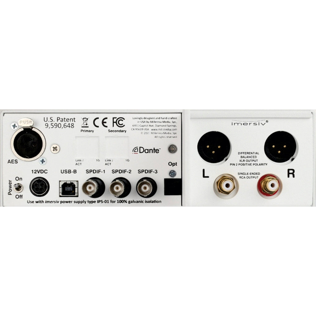 Imersiv D-1 28-Bit DAC - Silver - View 3 | MusicMarket