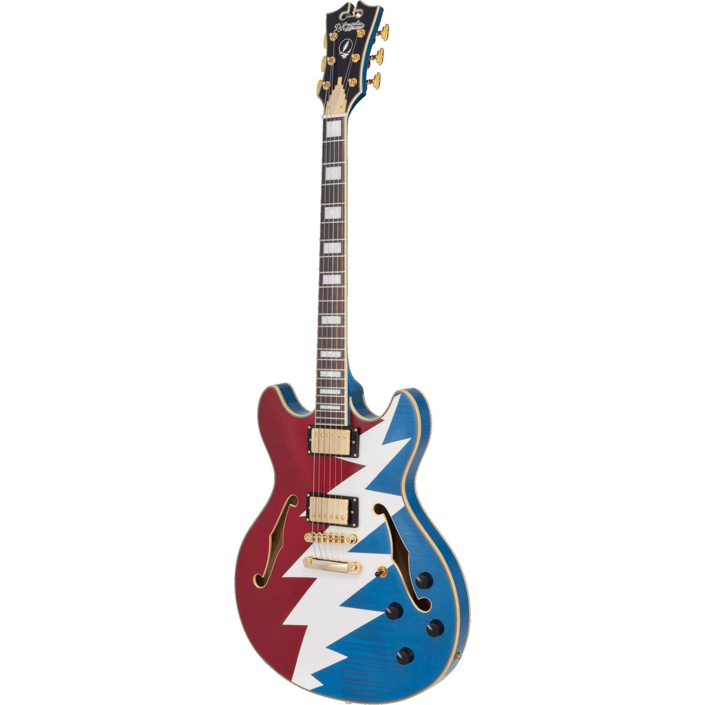 D'Angelico Grateful Dead Premier DC Semi-hollowbody Electric Guitar - View 4 | MusicMarket