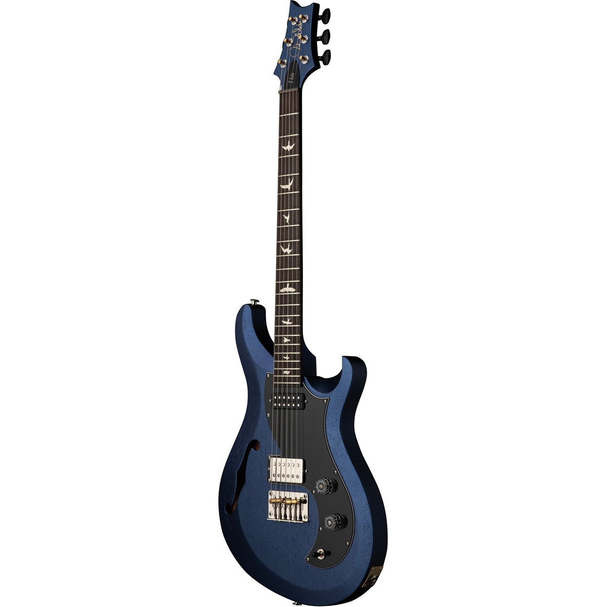 PRS S2 Vela Semi Hollow Satin Electric Guitar - Metallic Midnight - View 4 | MusicMarket