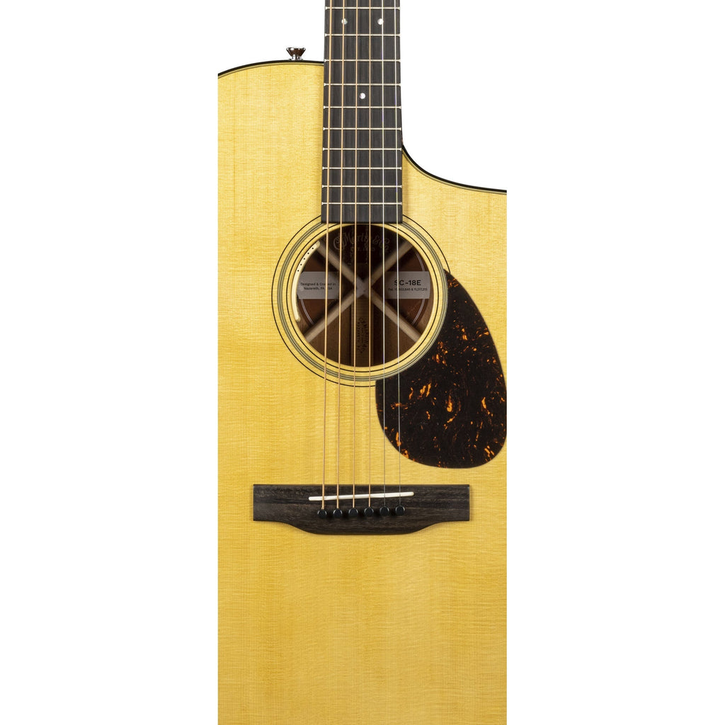 Martin SC-18E Acoustic Electric Guitar w/ LR Baggs Electronics - Natural - View 5 | MusicMarket