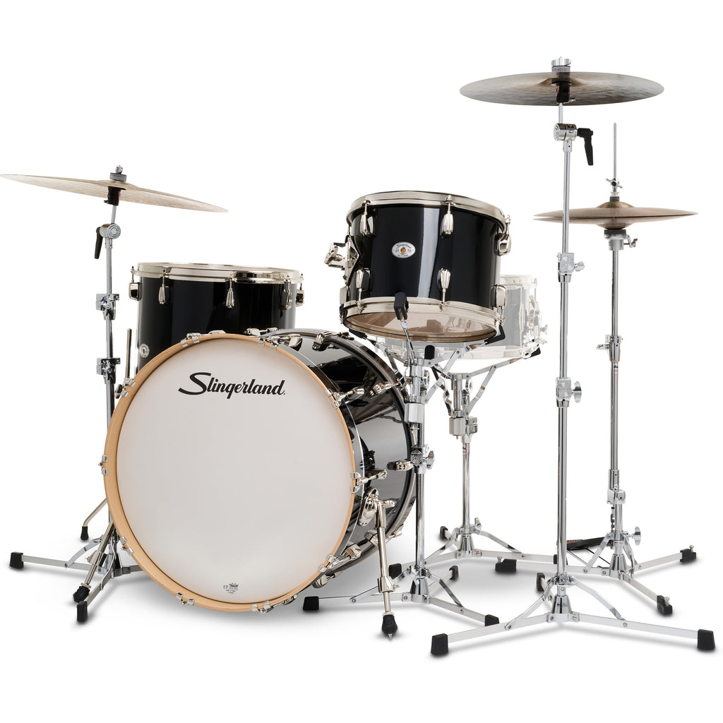 Slingerland Studio King 3-Piece Shell Kit - Notre Black - View 2 | MusicMarket