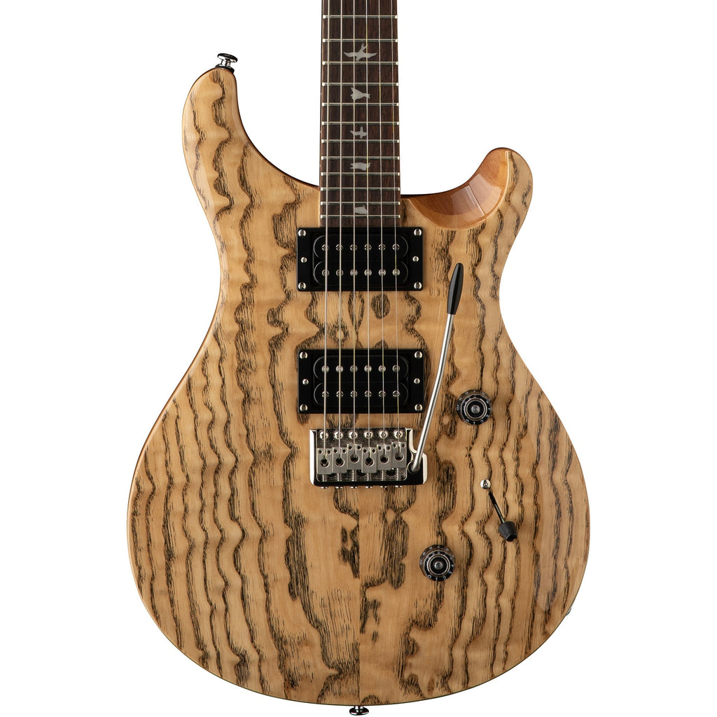 PRS SE Exotic Custom 24 Electric Guitar - Swamp Ash Burl - Natural - MusicMarket