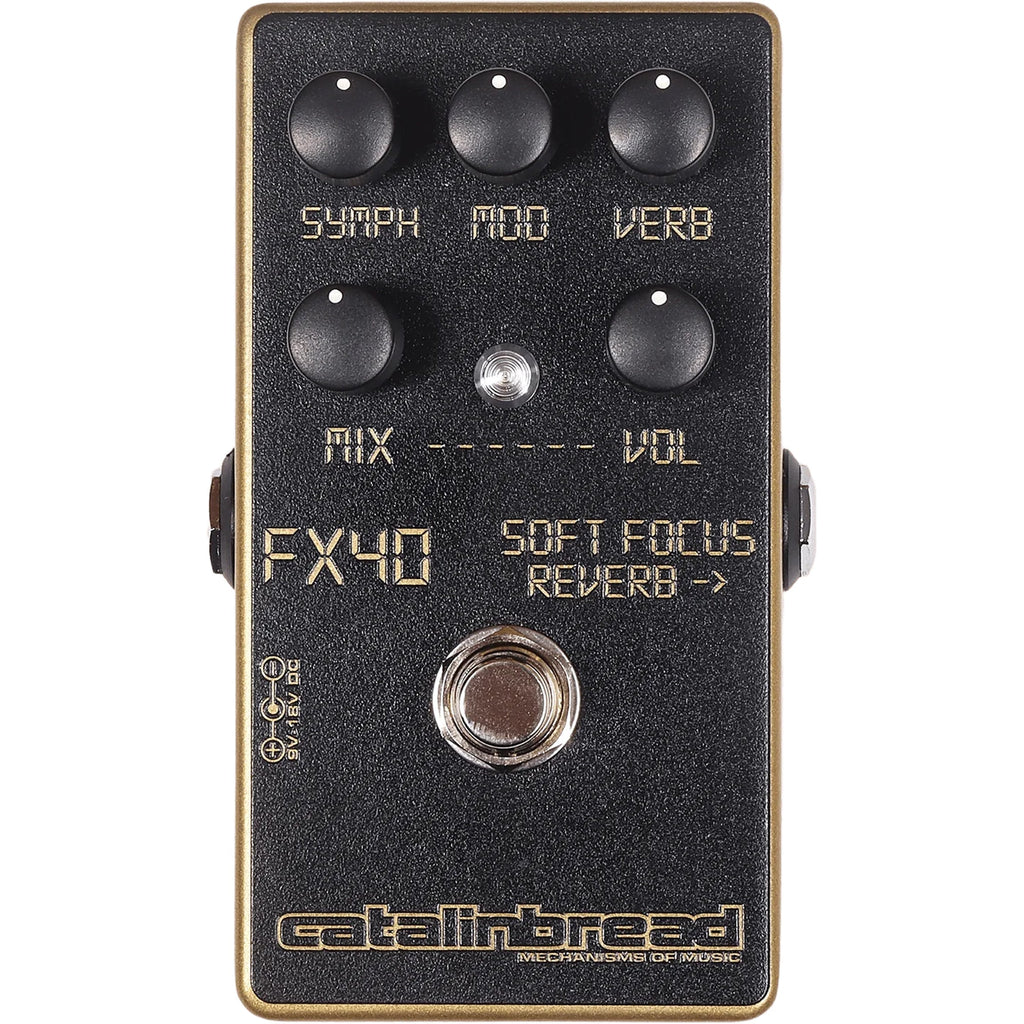 Catalinbread Soft Focus Gold Limited Edition Reverb Pedal - MusicMarket