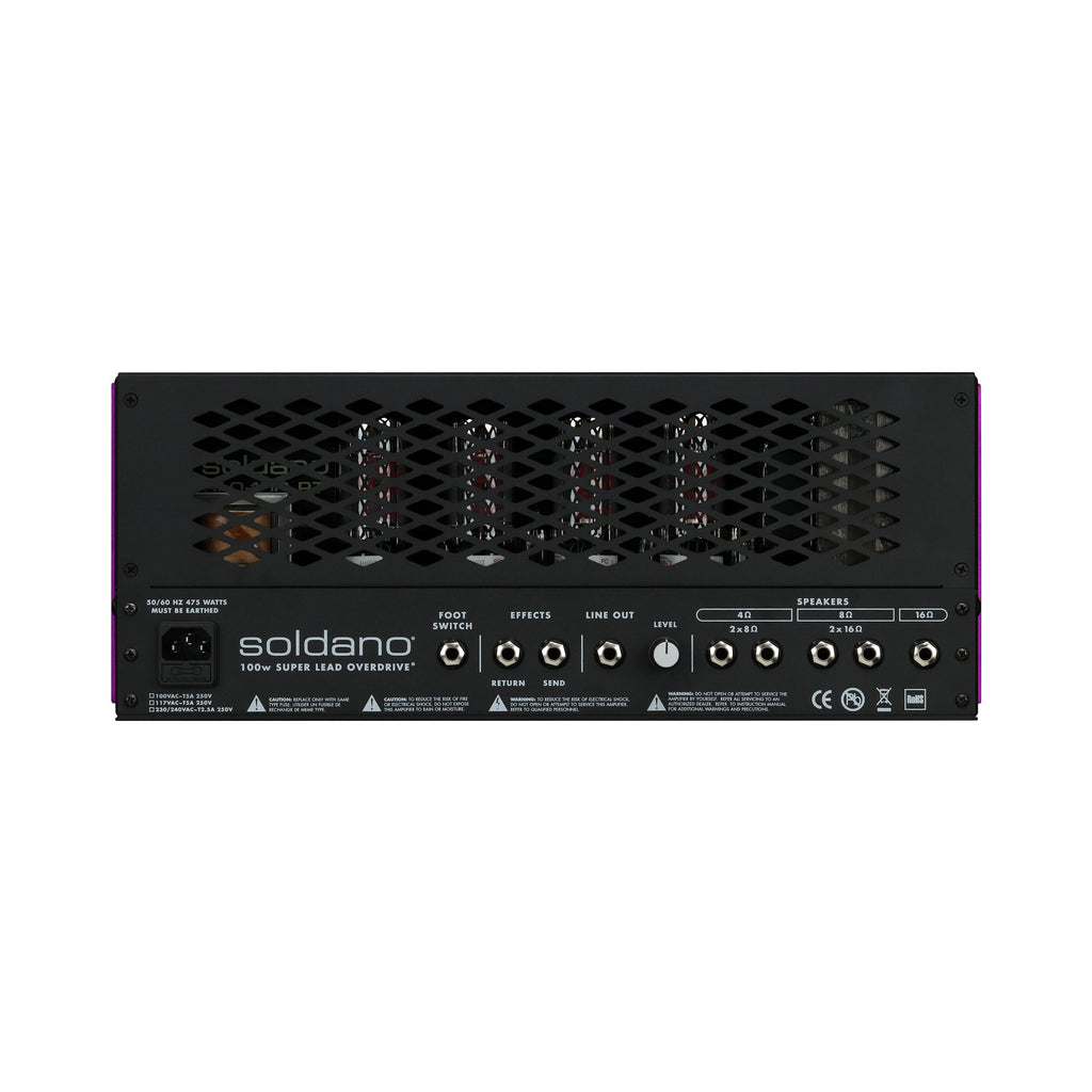Soldano SLO-100R Super Lead Overdrive - Rackmount Head - View 8 | MusicMarket