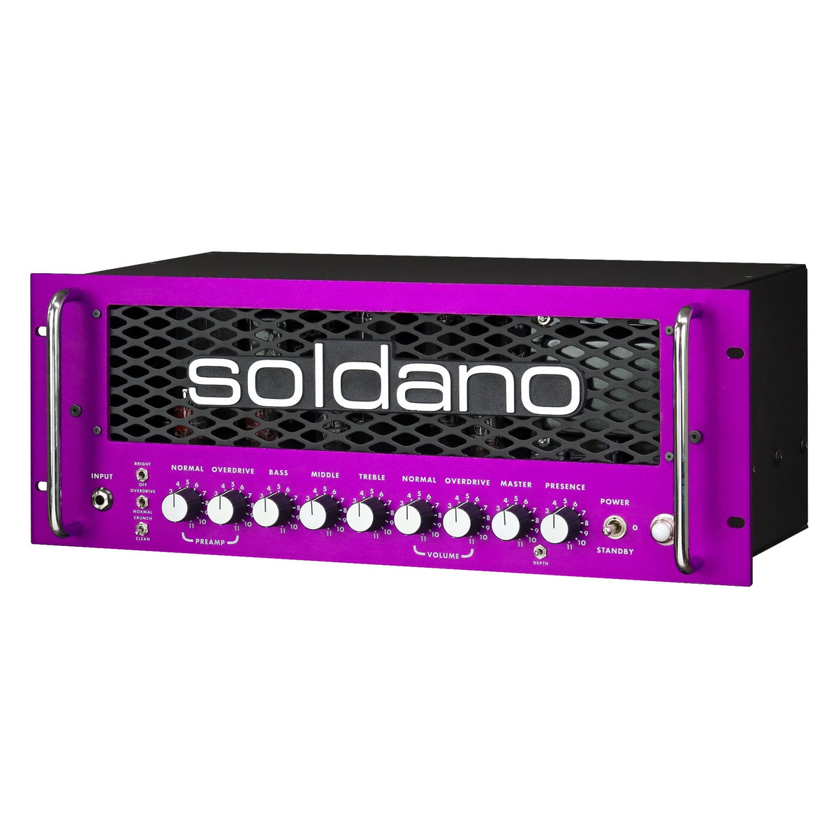 Soldano SLO-100R Super Lead Overdrive - Rackmount Head - View 3 | MusicMarket