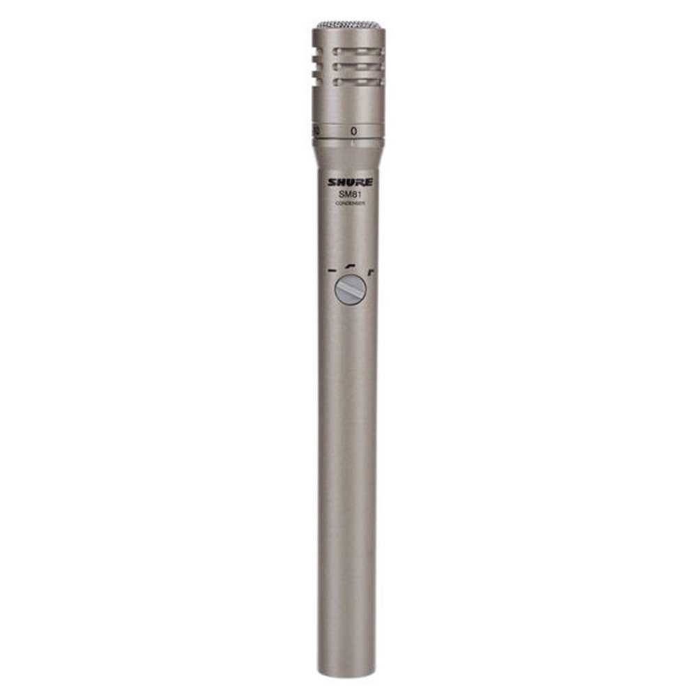 Shure SM81 Instrument Microphone Bundle- Shure SM81 Boom Stand and XLR Cable - View 2 | MusicMarket