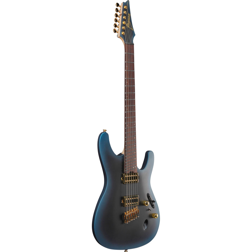 Ibanez SML721 S Axe Design Lab Multi-scale Electric Guitar - Midnight Arctic Ocean Matte - View 3 | MusicMarket