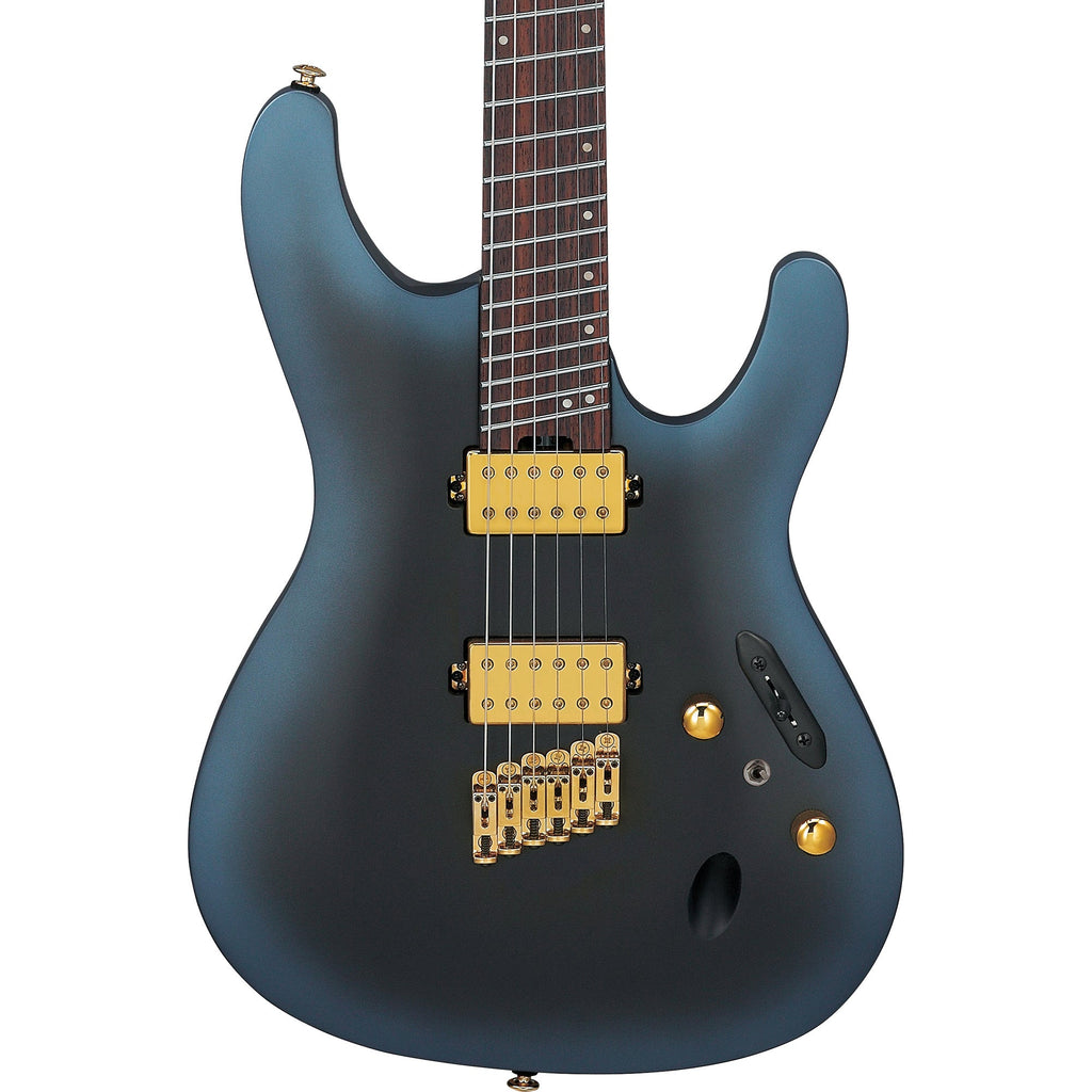 Ibanez SML721 S Axe Design Lab Multi-scale Electric Guitar - Midnight Arctic Ocean Matte - MusicMarket