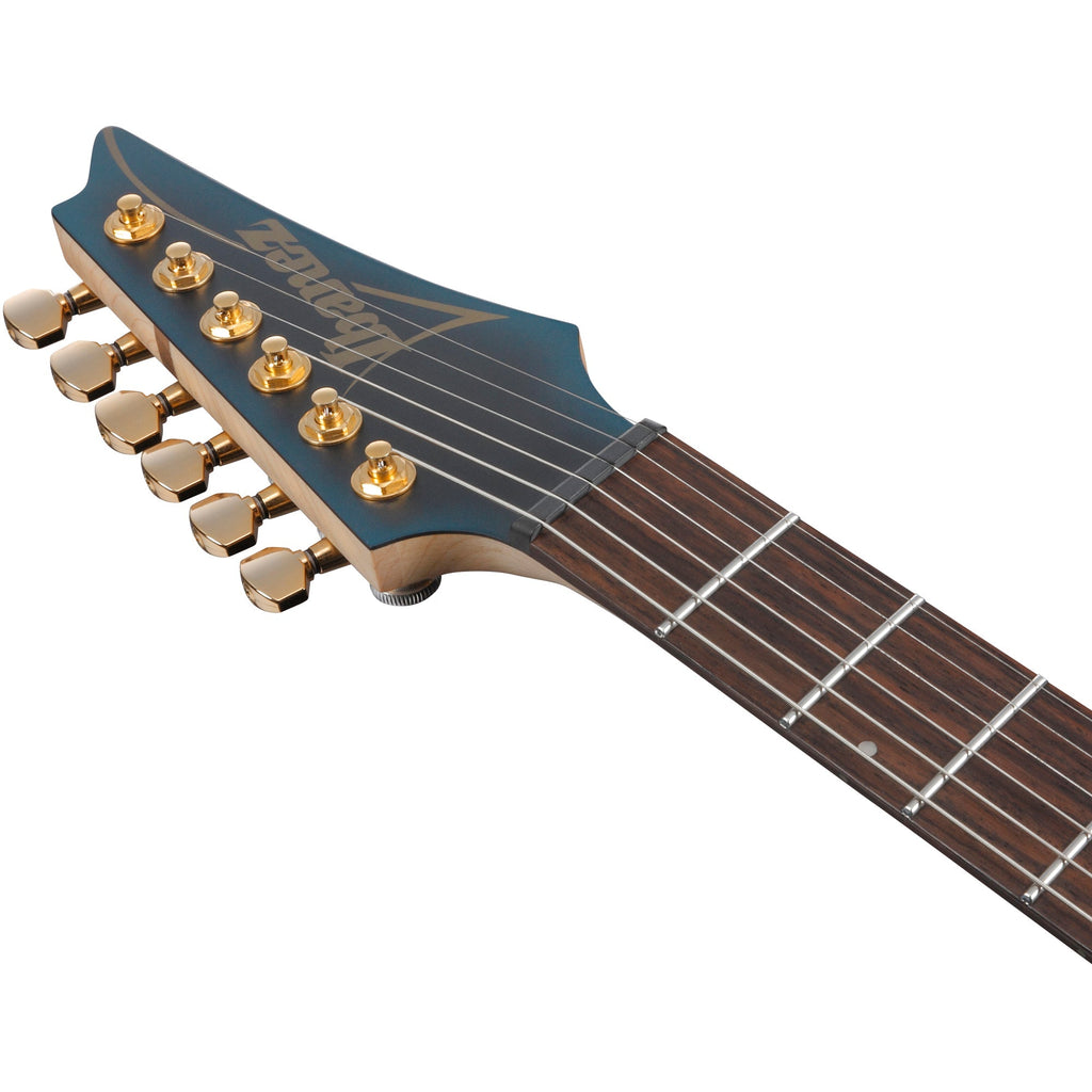 Ibanez SML721 S Axe Design Lab Multi-scale Electric Guitar - Midnight Arctic Ocean Matte - View 4 | MusicMarket