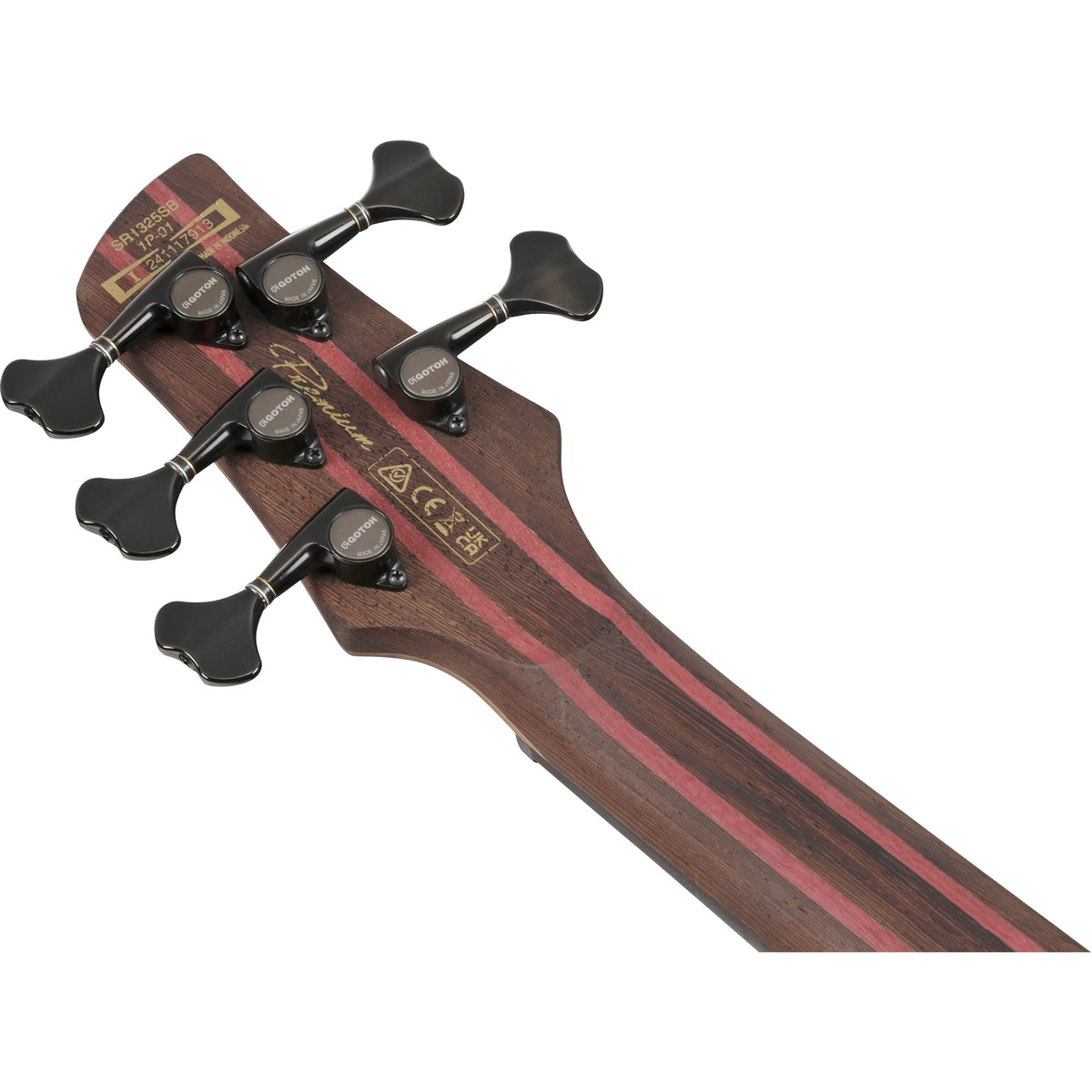 Ibanez SR1325SB SR Premium 5-String Electric Bass - Icebreaker Wave Flat - View 8 | MusicMarket