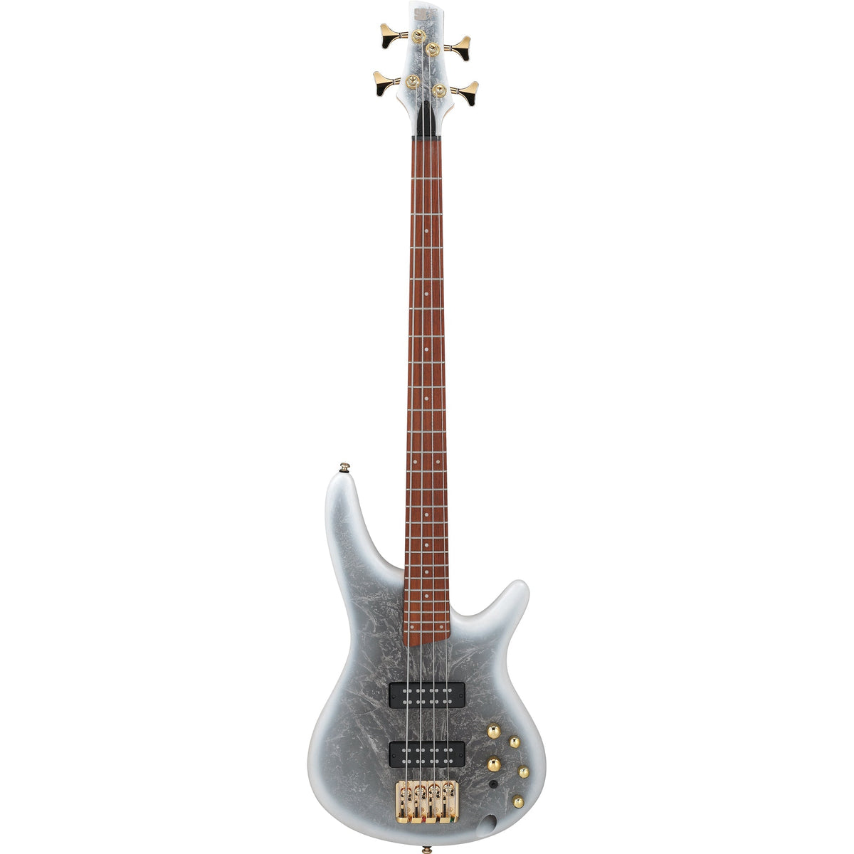 Ibanez SR300EDX SR Standard 4-String Electric Bass - Frozen Black Glacier Matte - View 2 | MusicMarket
