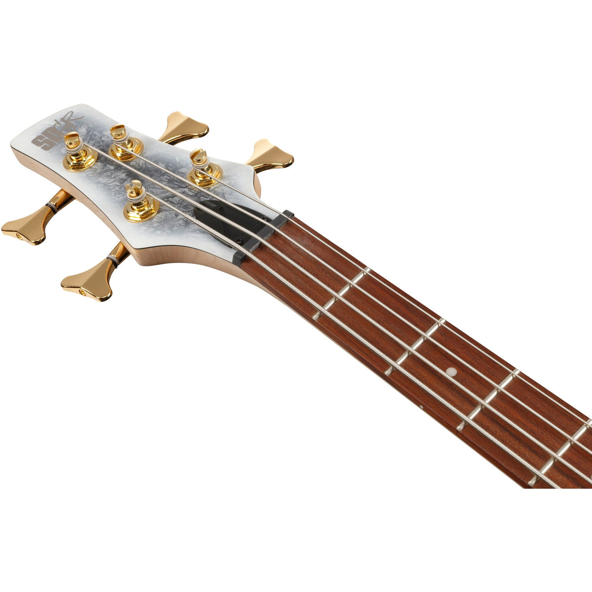 Ibanez SR300EDX SR Standard 4-String Electric Bass - Frozen Black Glacier Matte - View 7 | MusicMarket