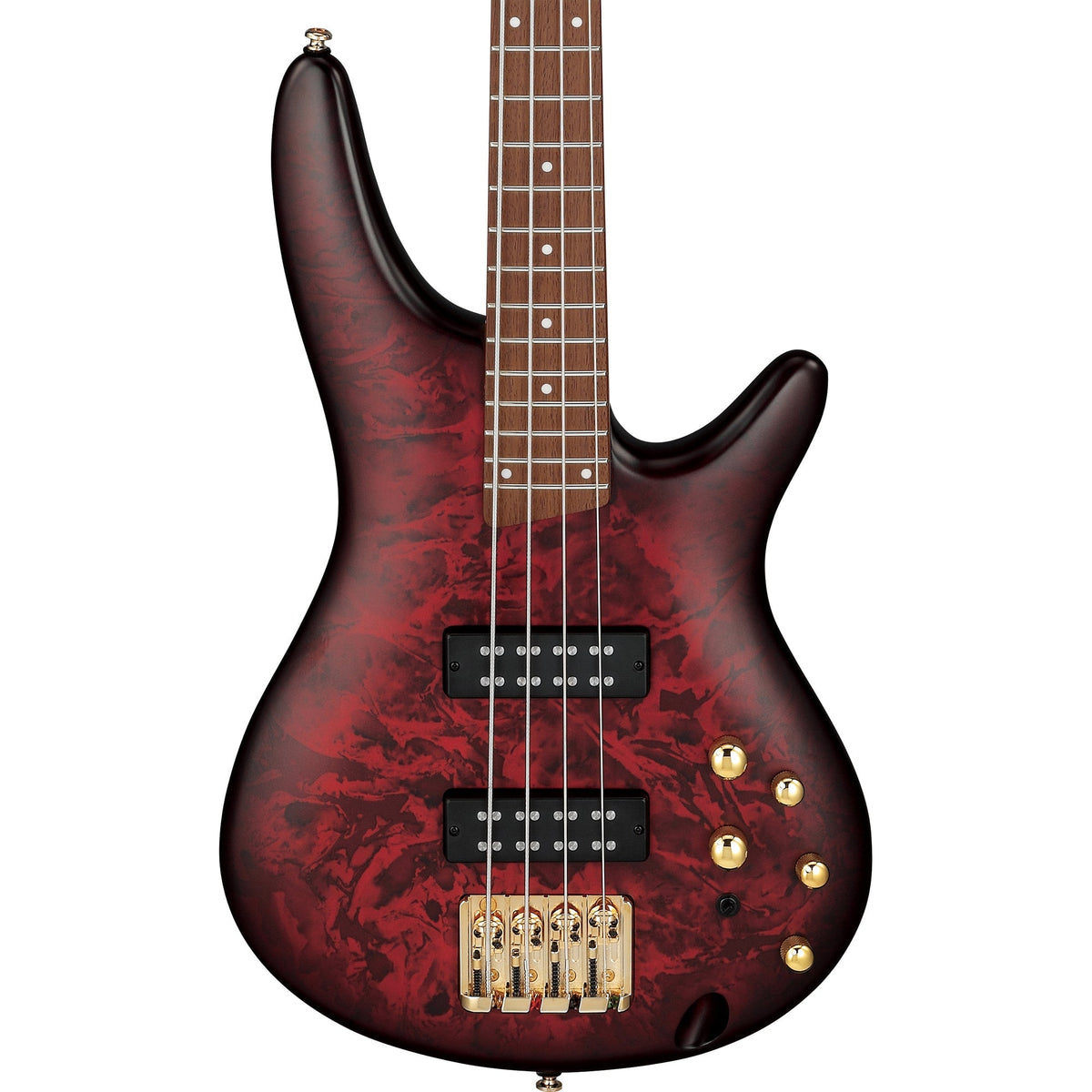 Ibanez SR300EDX SR Standard 4-String Electric Bass - Wine Red Frozen Matte - MusicMarket