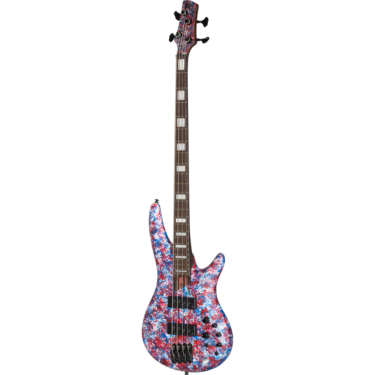 Ibanez SR4A250 SR Premium 4-String Electric Bass - Red, White and Blue - View 4 | MusicMarket