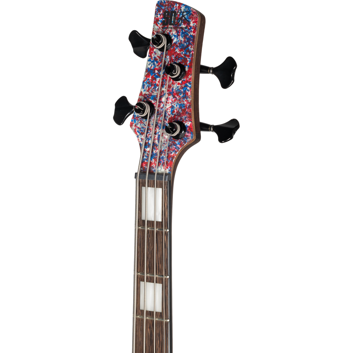 Ibanez SR4A250 SR Premium 4-String Electric Bass - Red, White and Blue - View 5 | MusicMarket
