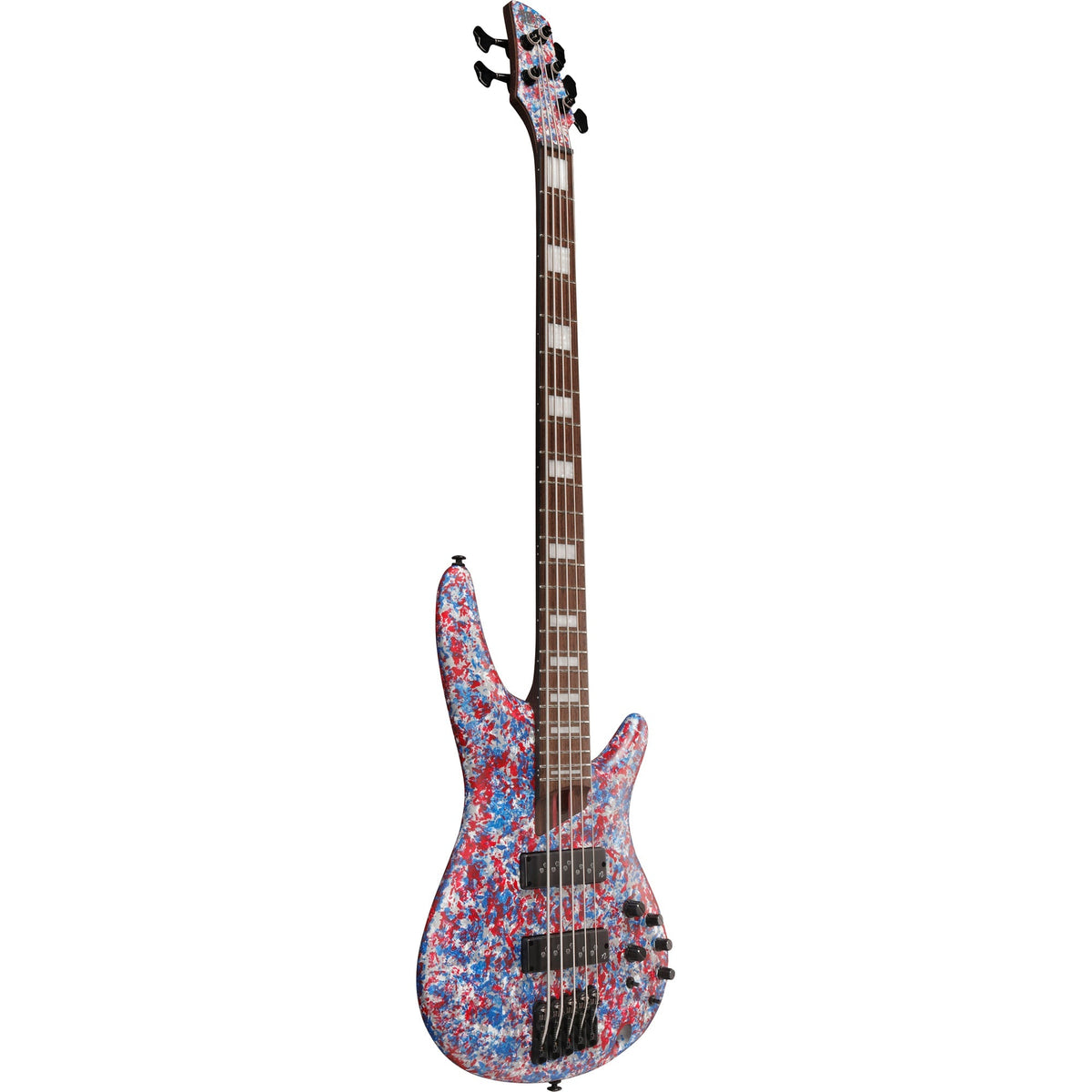 Ibanez SR5A250 SR Premium 5-String Electric Bass - Red, White and Blue - View 4 | MusicMarket
