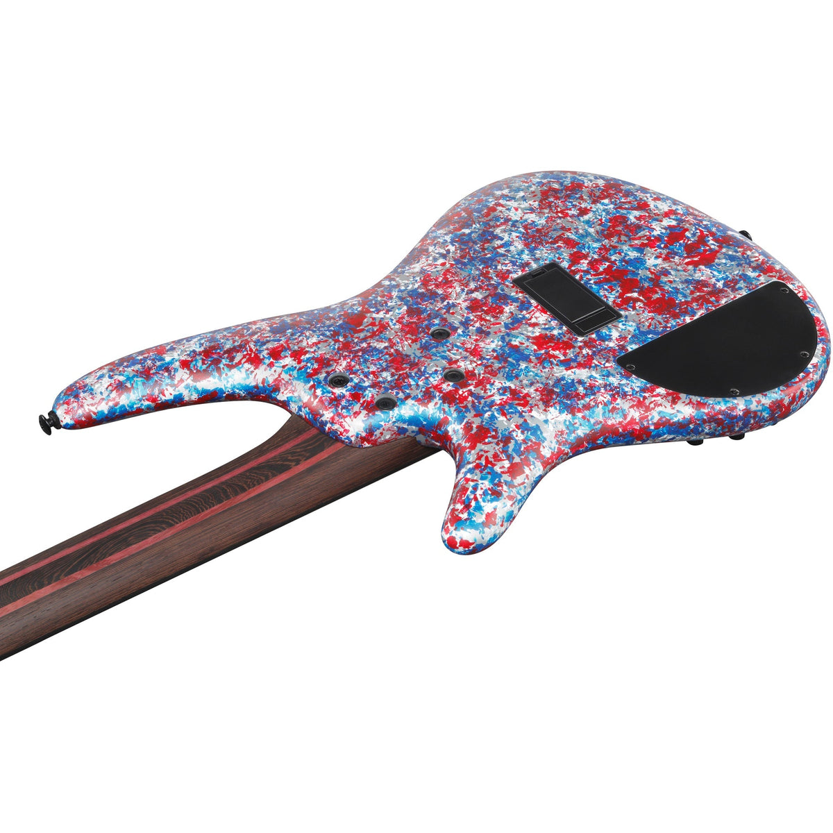 Ibanez SR5A250 SR Premium 5-String Electric Bass - Red, White and Blue - View 6 | MusicMarket
