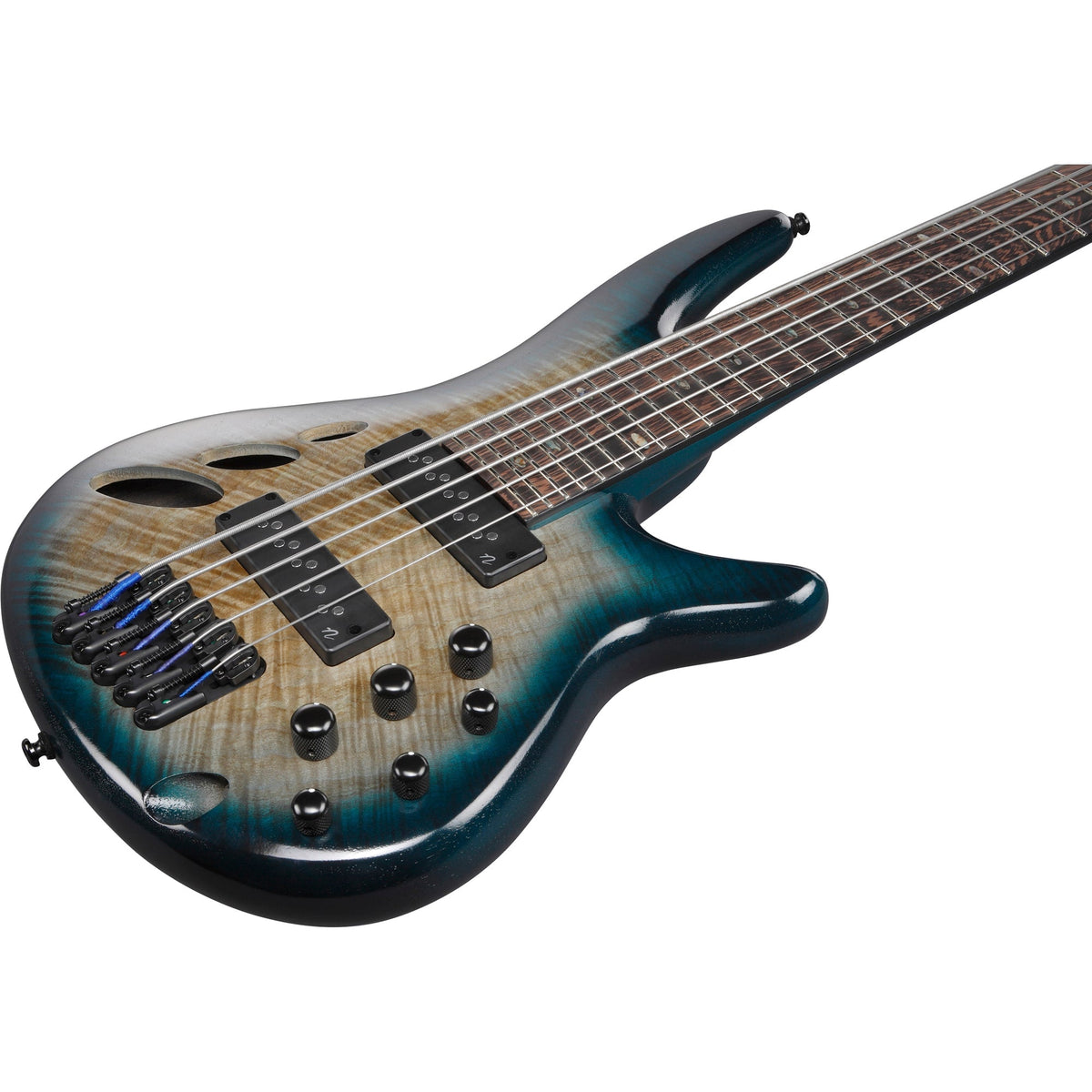 Ibanez SRD905 SR Bass Workshop 5-String Electric Bass - Cosmic Blue Starburst Low Gloss - View 6 | MusicMarket