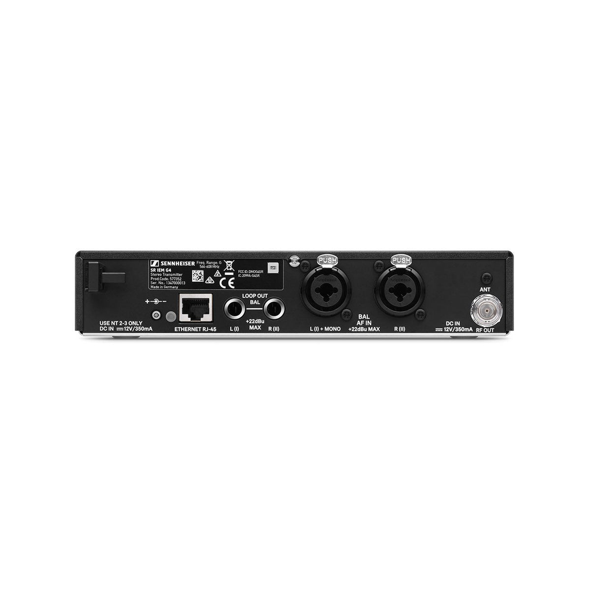 Sennheiser SR IEM G4-A Wireless In-Ear Monitor Transmitter - A Band (516-558MHz) - View 2 | MusicMarket