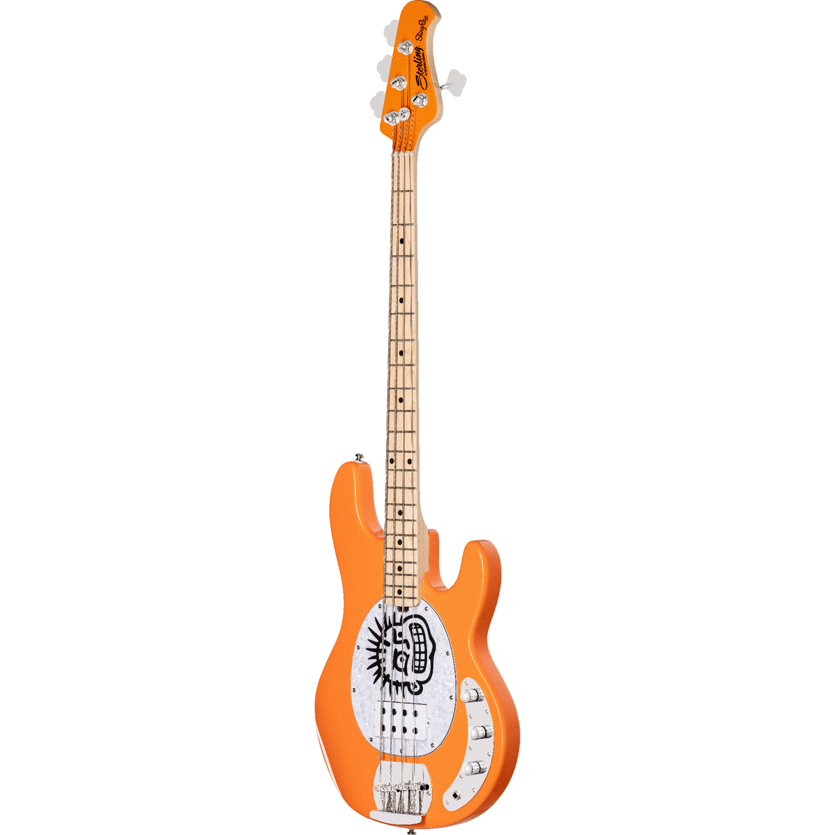 Sterling by Music Man Mike Herrera Artist Series StingRay Bass - Orange Creamsicle - View 4 | MusicMarket