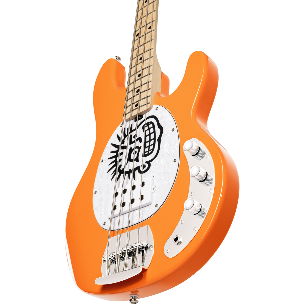 Sterling by Music Man Mike Herrera Artist Series StingRay Bass - Orange Creamsicle - View 5 | MusicMarket