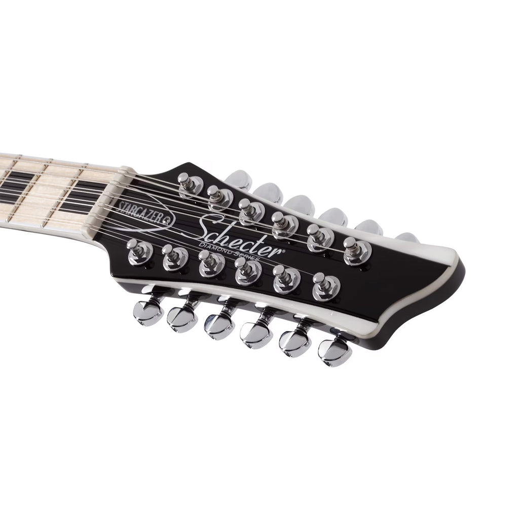 Schecter Stargazer 12 12-string Electric Guitar - Gloss Black - View 4 | MusicMarket