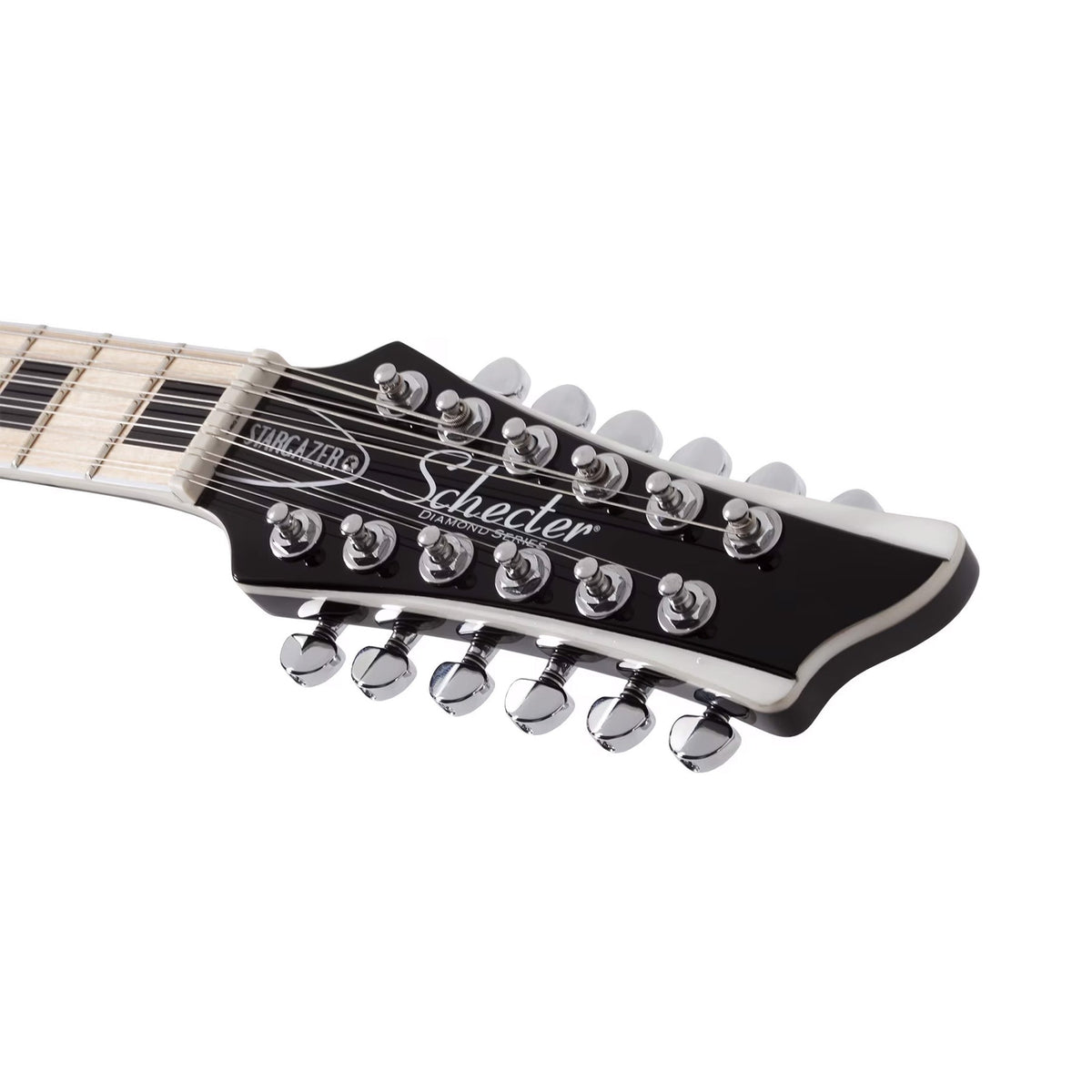 Schecter Stargazer 12 12-string Electric Guitar - Gloss Black - View 4 | MusicMarket