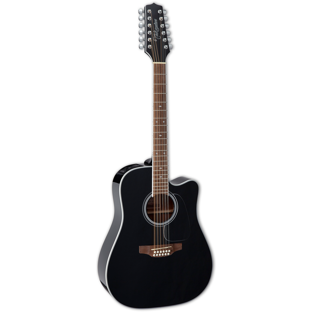 Takamine GD38CE 12-String Dreadnought Acoustic Electric Guitar - Black - View 2 | MusicMarket