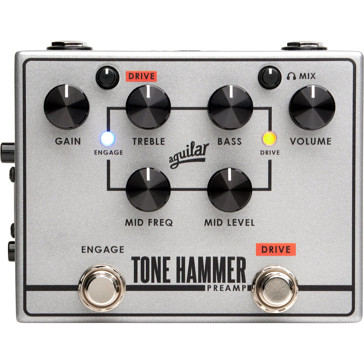 Aguilar Tone Hammer Preamp Direct Box Pedal V2 - MusicMarket