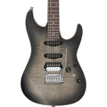 Ibanez TQM2 Tom Quayle Signature Electric Guitar - Charcol Black Burst Flat - MusicMarket