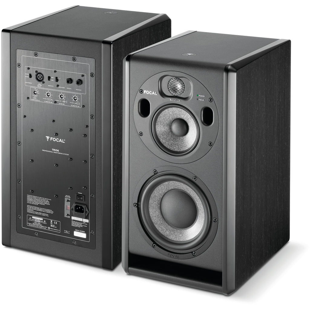 Focal Trio6 ST6 Studio Monitor - Black Finish - View 3 | MusicMarket