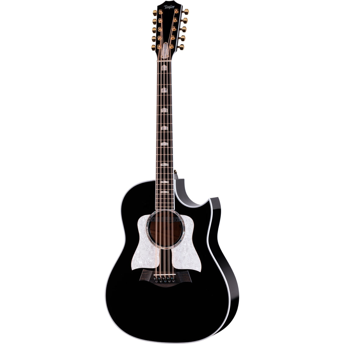Taylor Somos 657ce Acoustic Electric 10-String Bajo Quinto - Black - View 2 | MusicMarket