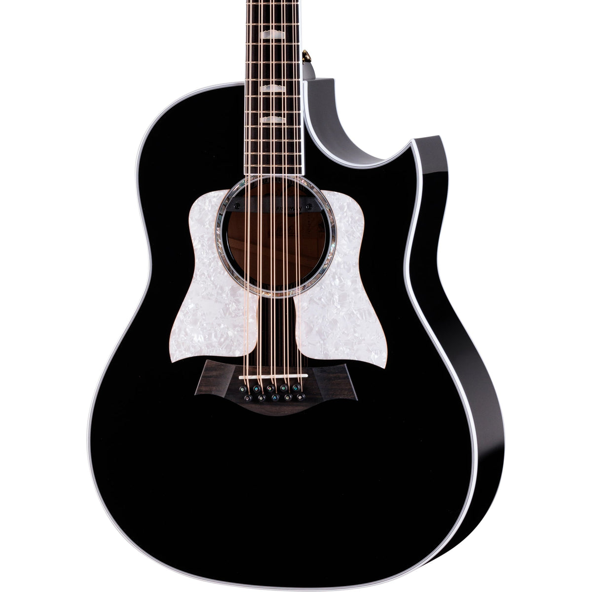 Taylor Somos 657ce Acoustic Electric 10-String Bajo Quinto - Black - MusicMarket